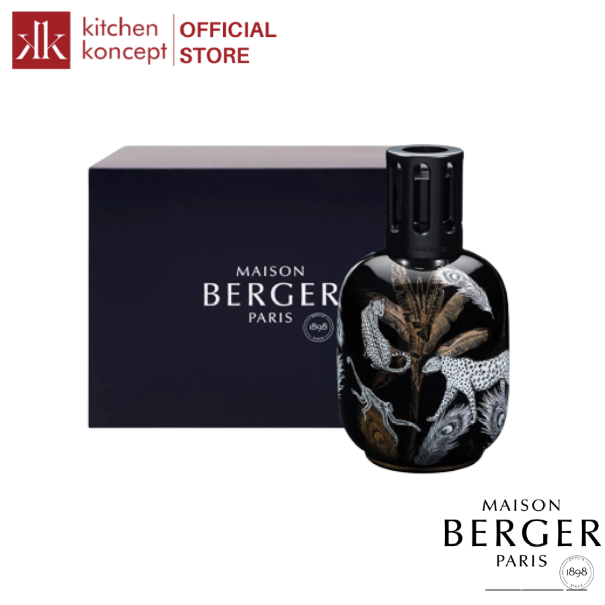 Maison Berger - Đèn xông tinh dầu Jungle Noire - 722ml