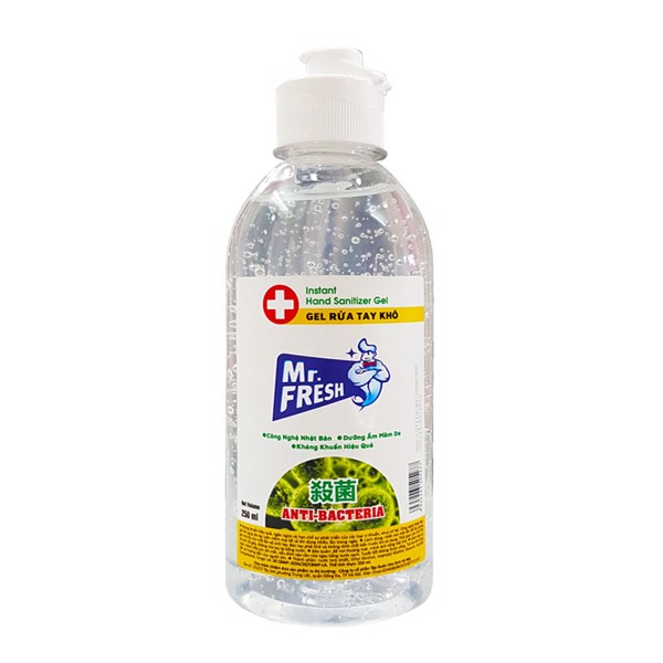 Gel rửa tay khô Mr.Fresh 250ml kháng khuẩn hiệu quả