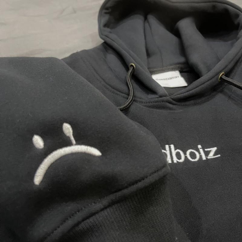 Áo khoác nỉ hoodie sadboiz signature , tee local brand basic sadboy sad cry form rộng unisex nam nữ ulzzang TTUN STORE