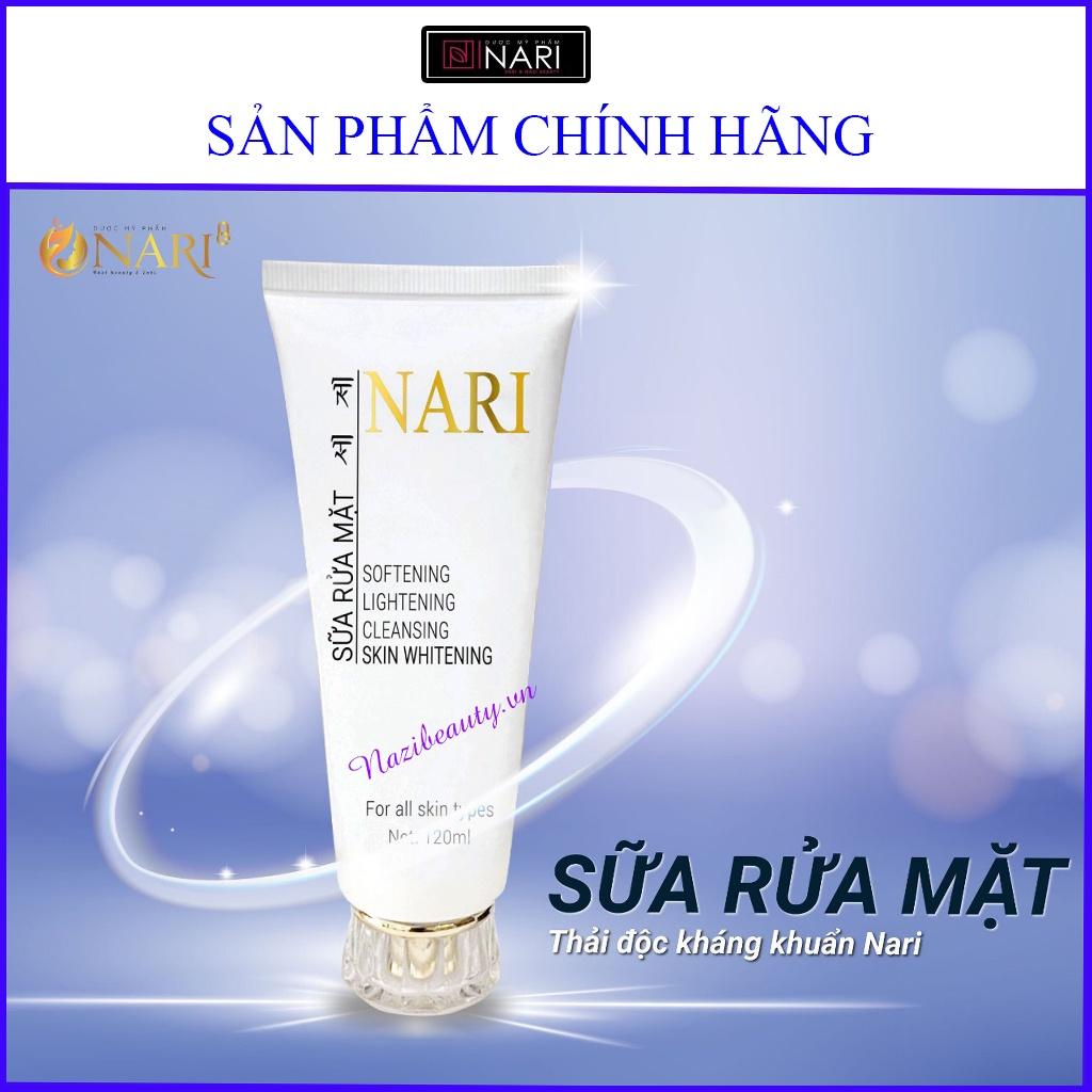 Sữa rửa mặt chính hãng Nari tinh Chất sữa non nuôi dưỡng da từ sâu bên trong trong hộp 120 Ml