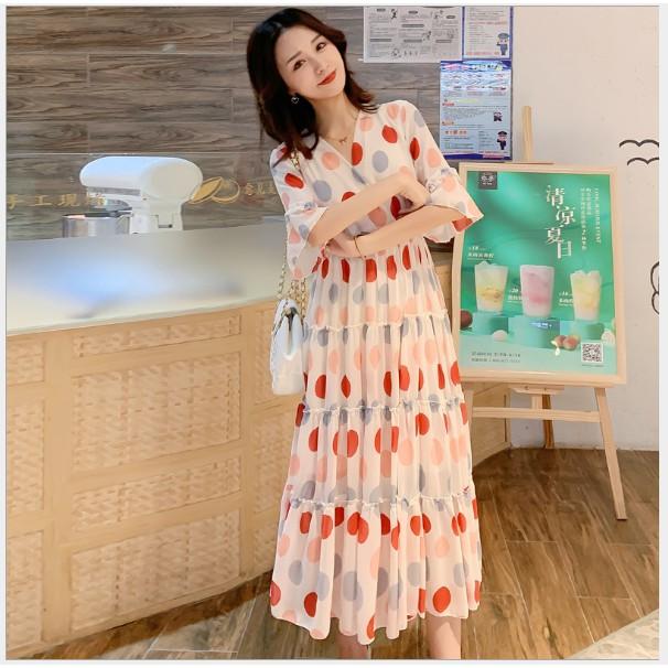ĐẦM BẦU VÁY BẦU CÔNG SỞ VOAN SÓNG LỚN BI