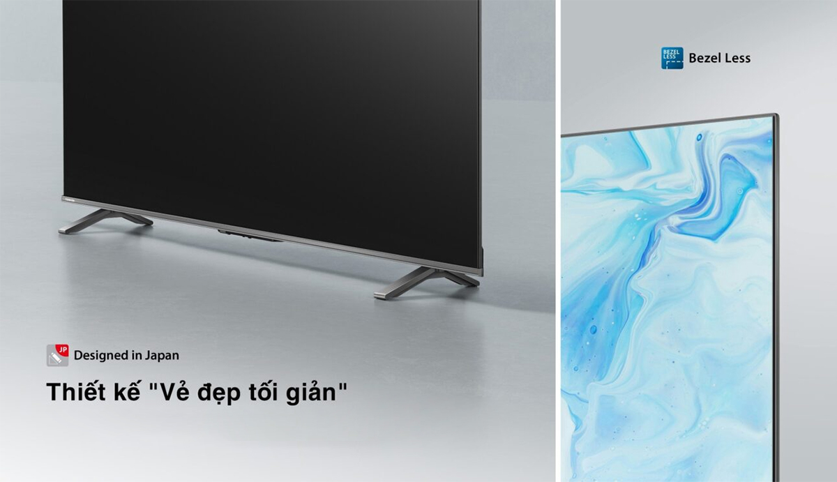 Vidaa Tivi TOSHIBA 65 inch 65M450NP, Smart TV Màn Hình Quantum Dot 4K UHD - Loa 24W - Lắp Đặt Toàn Quốc - Hàng Chính Hãng