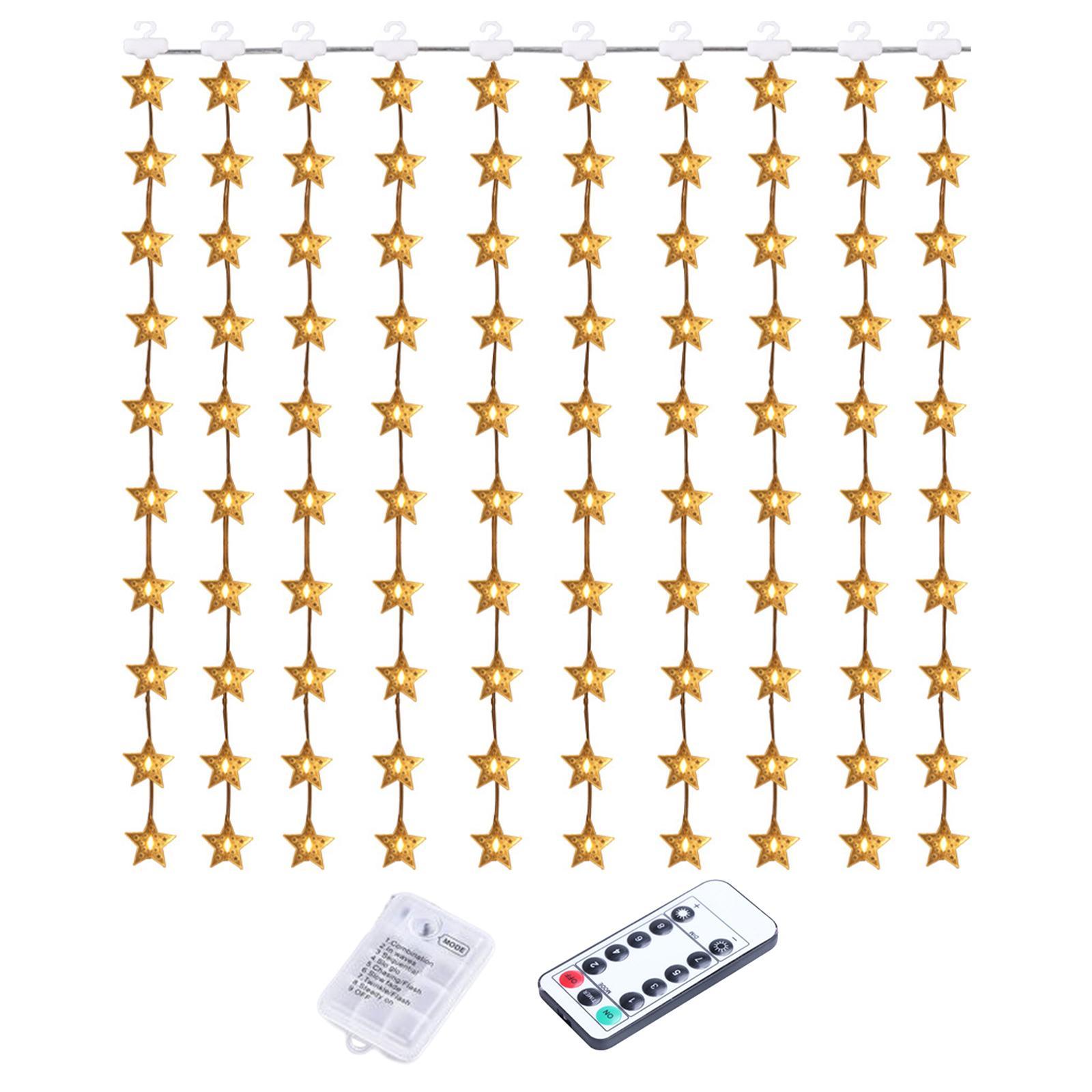 Star String Lights LED Fairy Lights Warm White Atmosphere Lights Waterproof