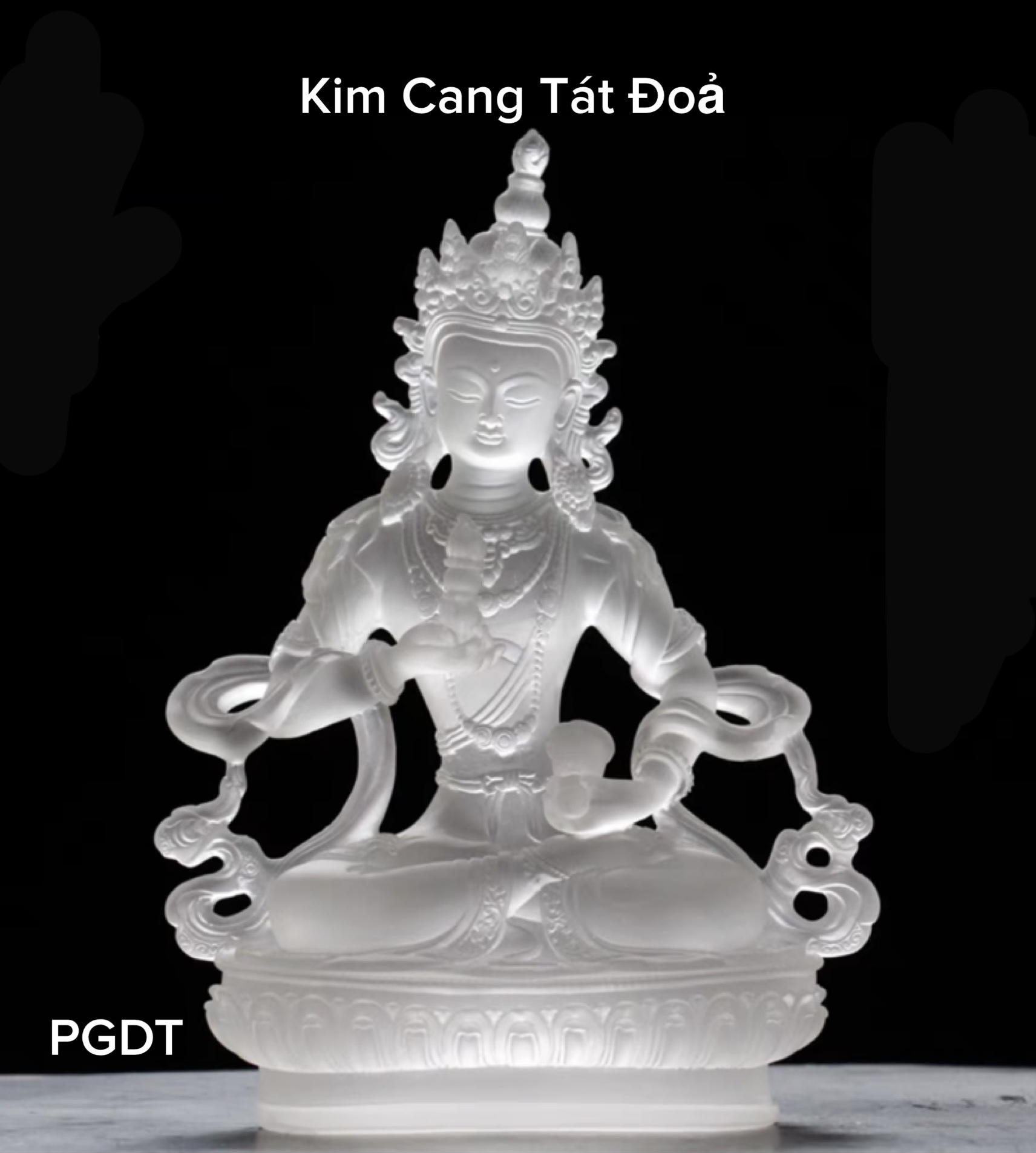 Tôn tượng Kim Cang Tát Đoả liuli 12 cm