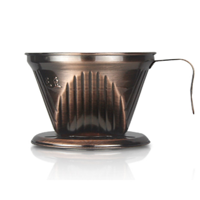 Dụng cụ pha cafe pour over Beehouse dripper 2-4 cups màu đồng