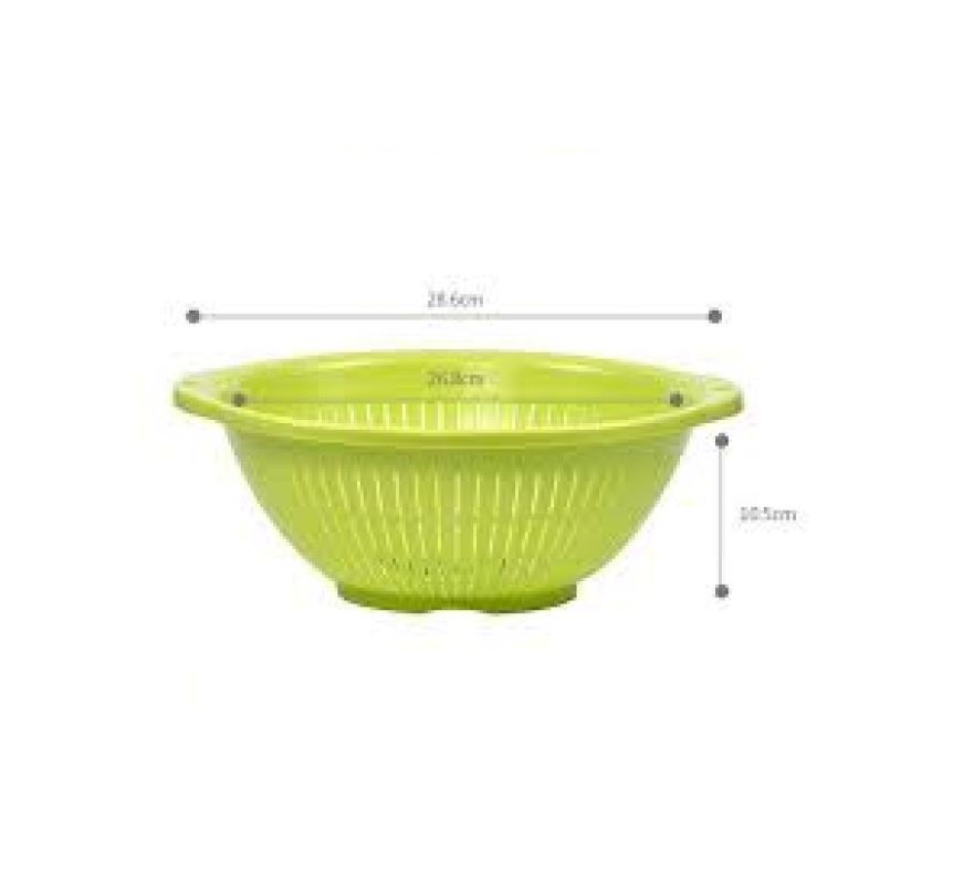 Combo Rổ nhựa 3.6L nội địa Nhật Bản - xanh