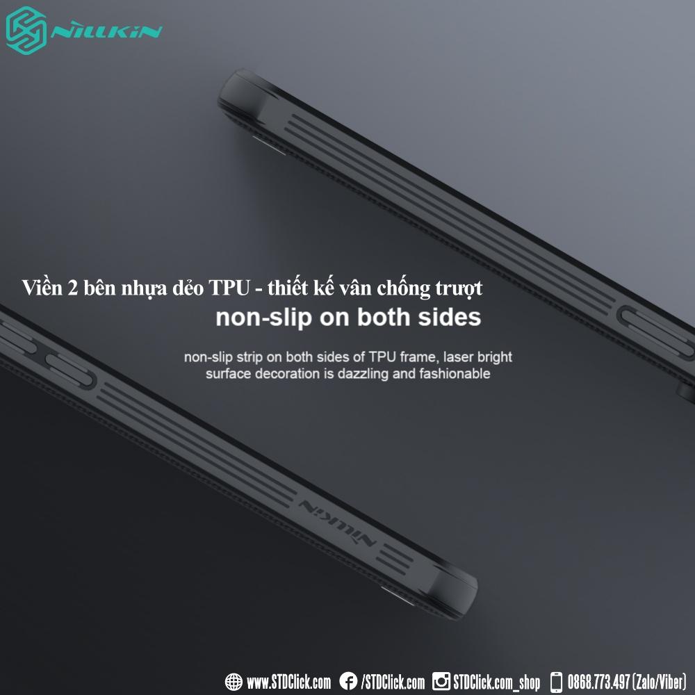 ỐP LƯNG DÀNH CHO ĐIỆN THOẠI IPHONE 13 PRO MAX NILLKIN TEXTURED PRO NYLON FIBER BẢO VỆ CAMERA