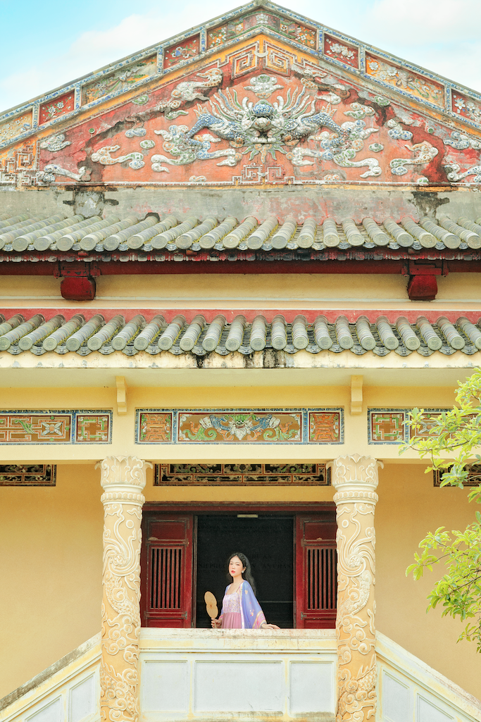 Sumire Store Áo khoác in Hoa Niên Ca - Tím