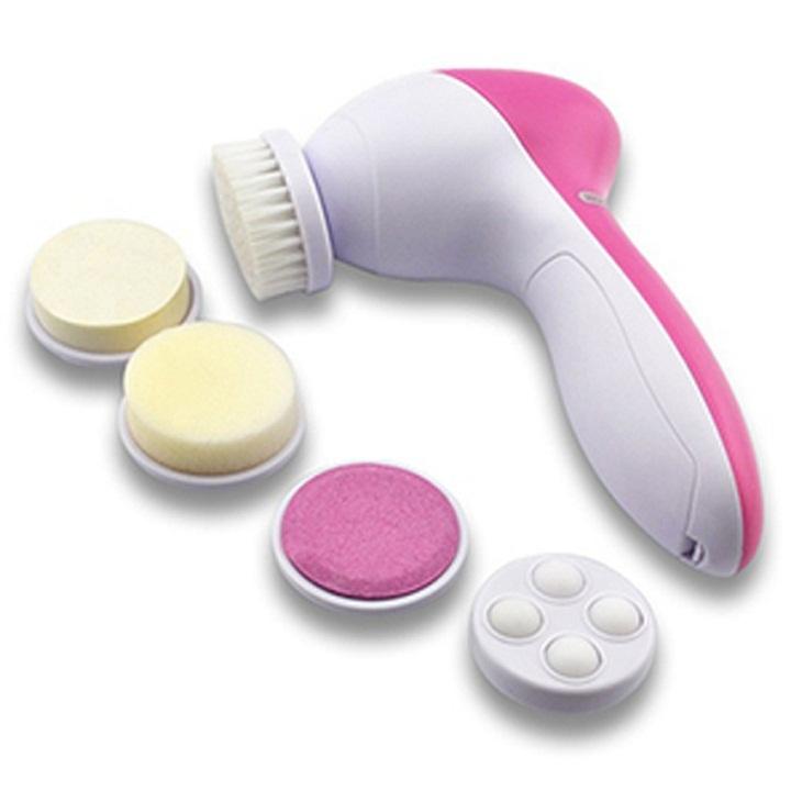 Máy Rửa Mặt Và Massage 5in1 Siêu Tiện Lợi