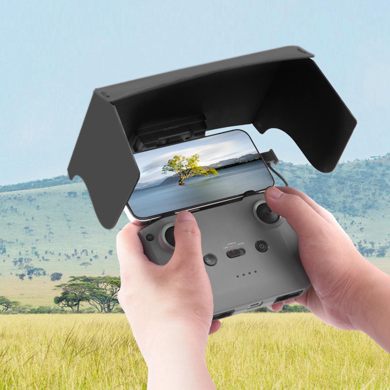 Mobile Phone Sun Hood Remote Control Cover Drone Sunshade for DJI Air 2S/Mini 2/Mini 3 Protector
