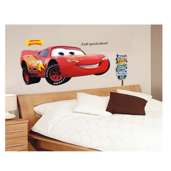 Decal Dán Tường Xe Mc Queen Lớn EB19 (50 x 110 cm)