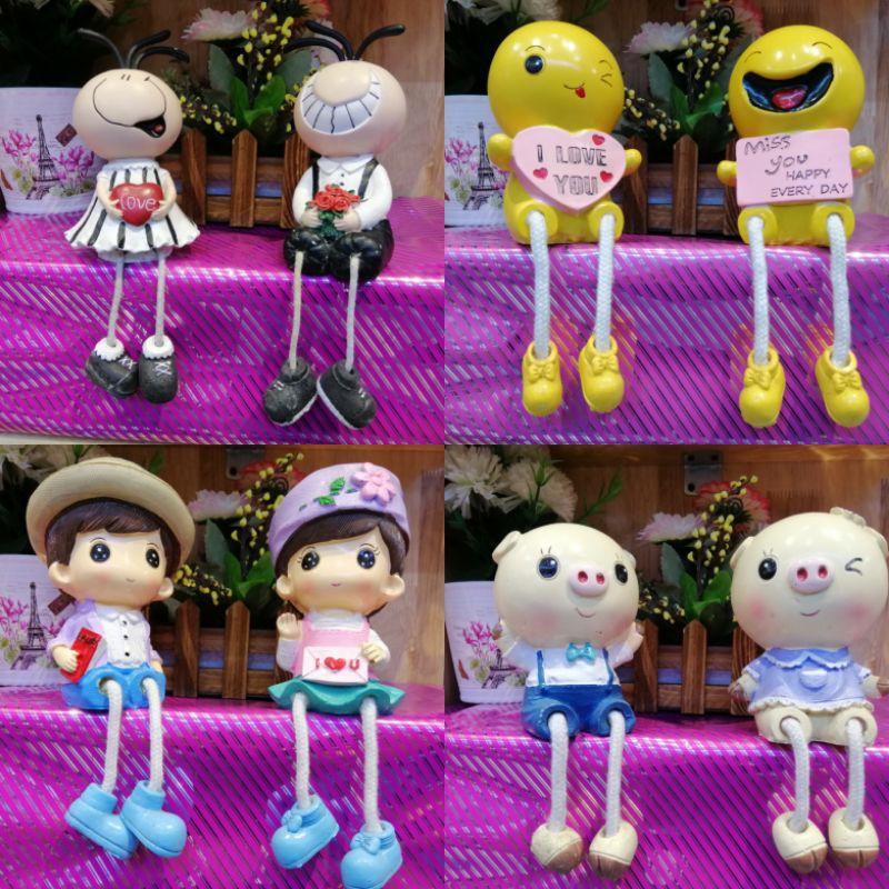 TƯỢNG CẶP ĐÔI LOVE CHÂN DÀI CUTE