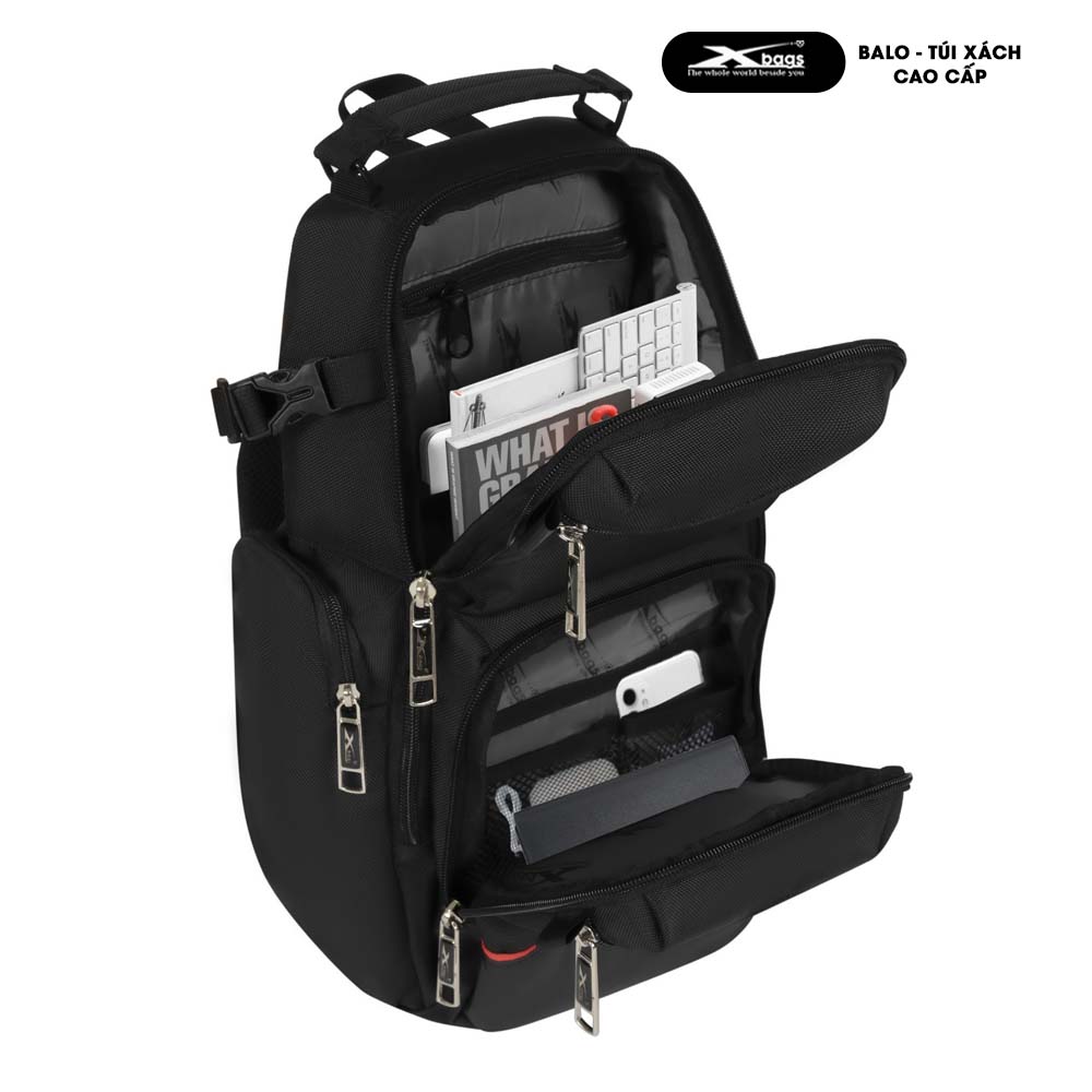 Túi Đeo Chéo Cao Cấp Xbags Apex XB9103 Màu Đen, Chống Nước, Thiết Kế Đa Năng, Nhiều Ngăn Thông Minh, Hiện Đại Cá Tính!