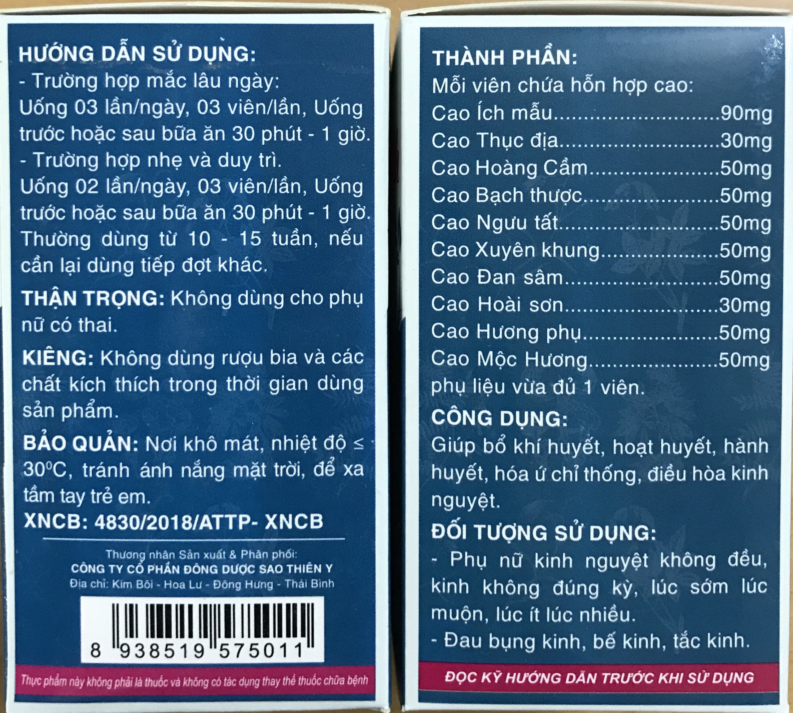 Điều kinh Sao Thiên Y