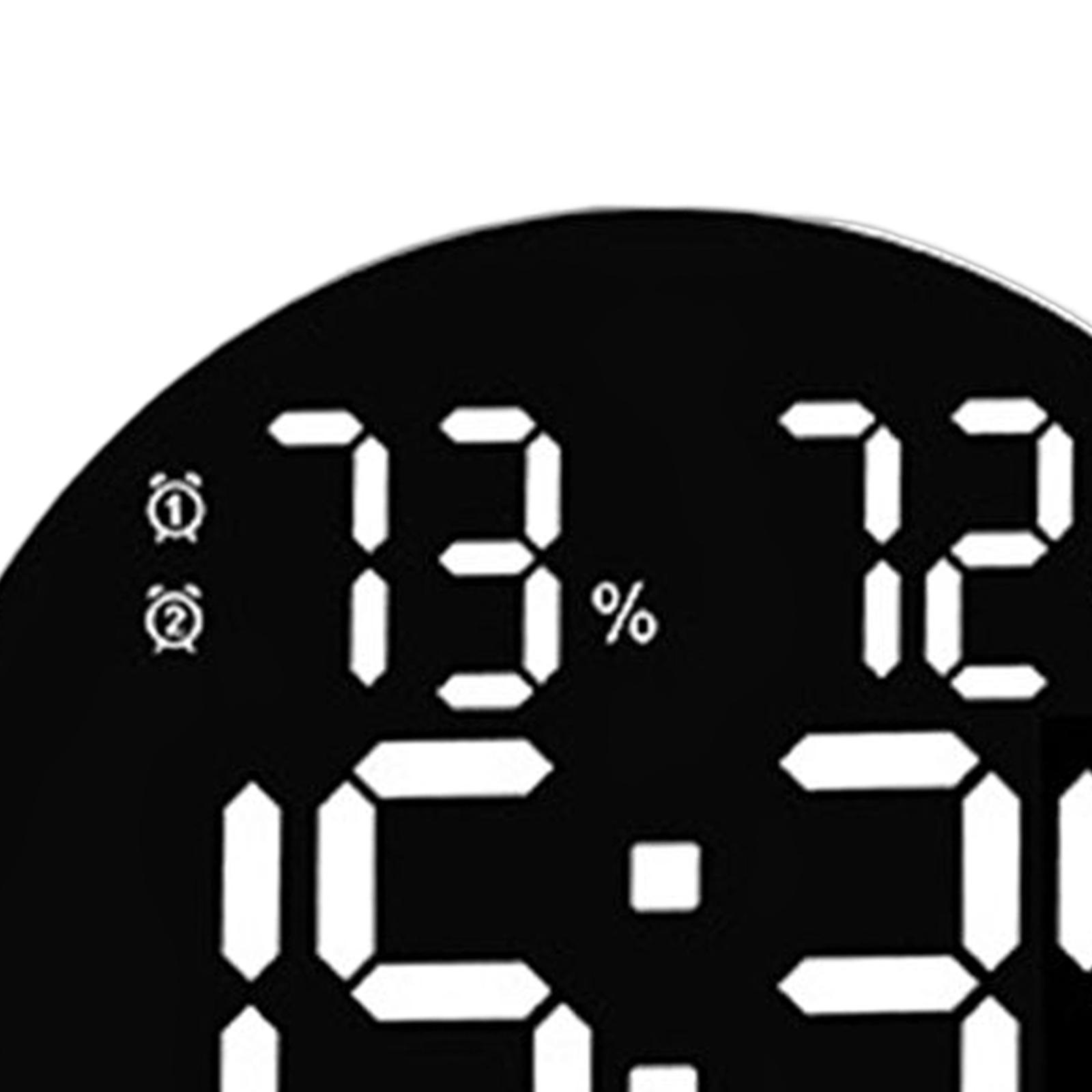 Wall Clock USB Powered Clock Digital Clock for Living Room