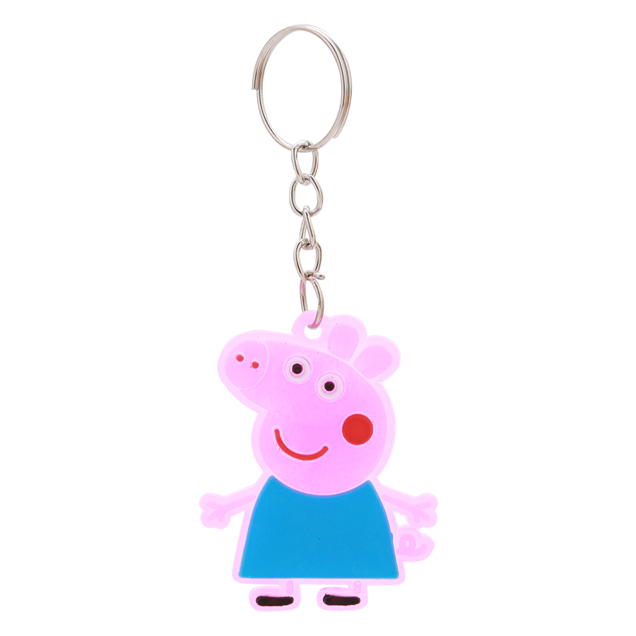 Móc Khóa Silicon Hoạt Hình Dễ Thương - Heo Peppa