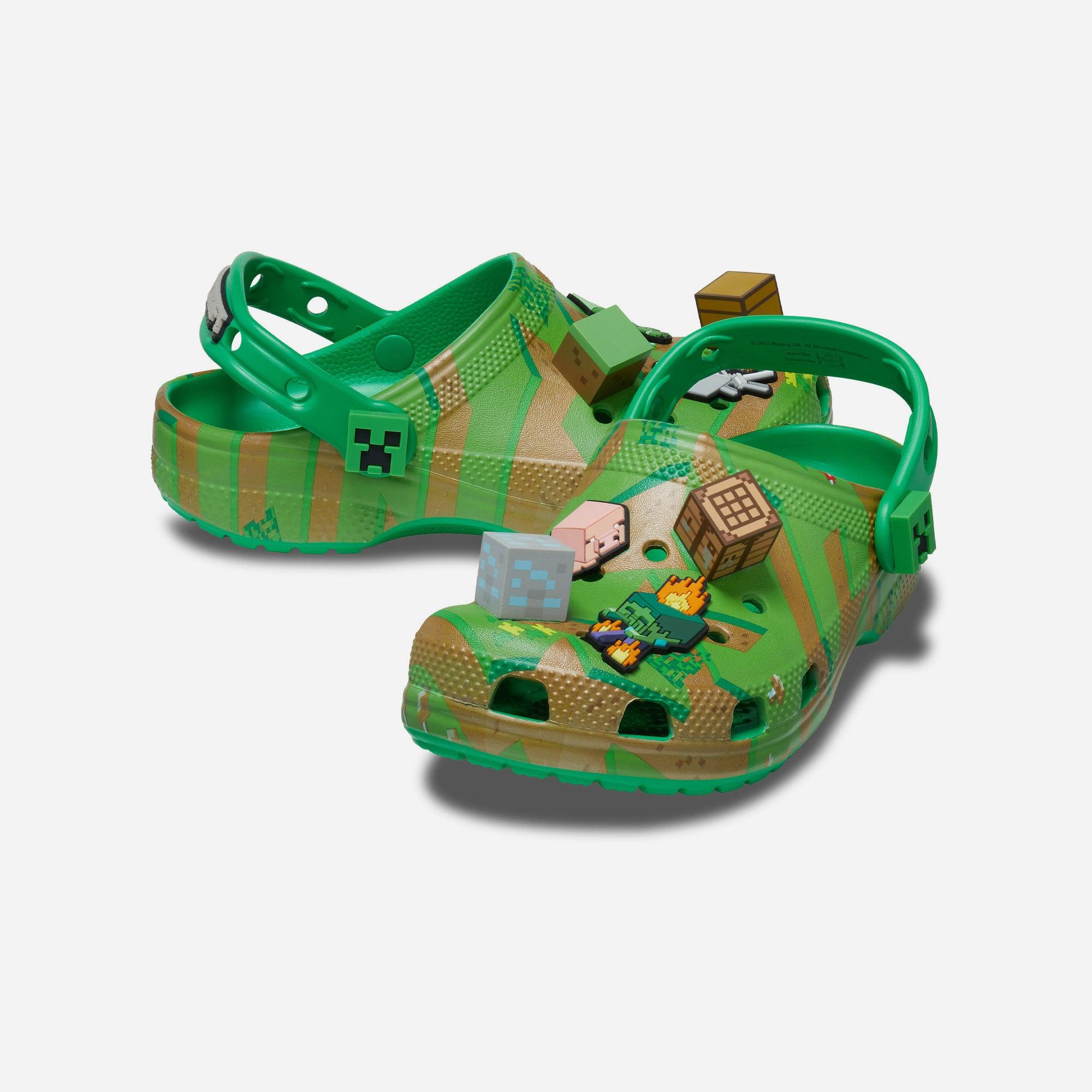 Giày lười trẻ em Crocs Classic Elevated Minecraft - 208473-90H