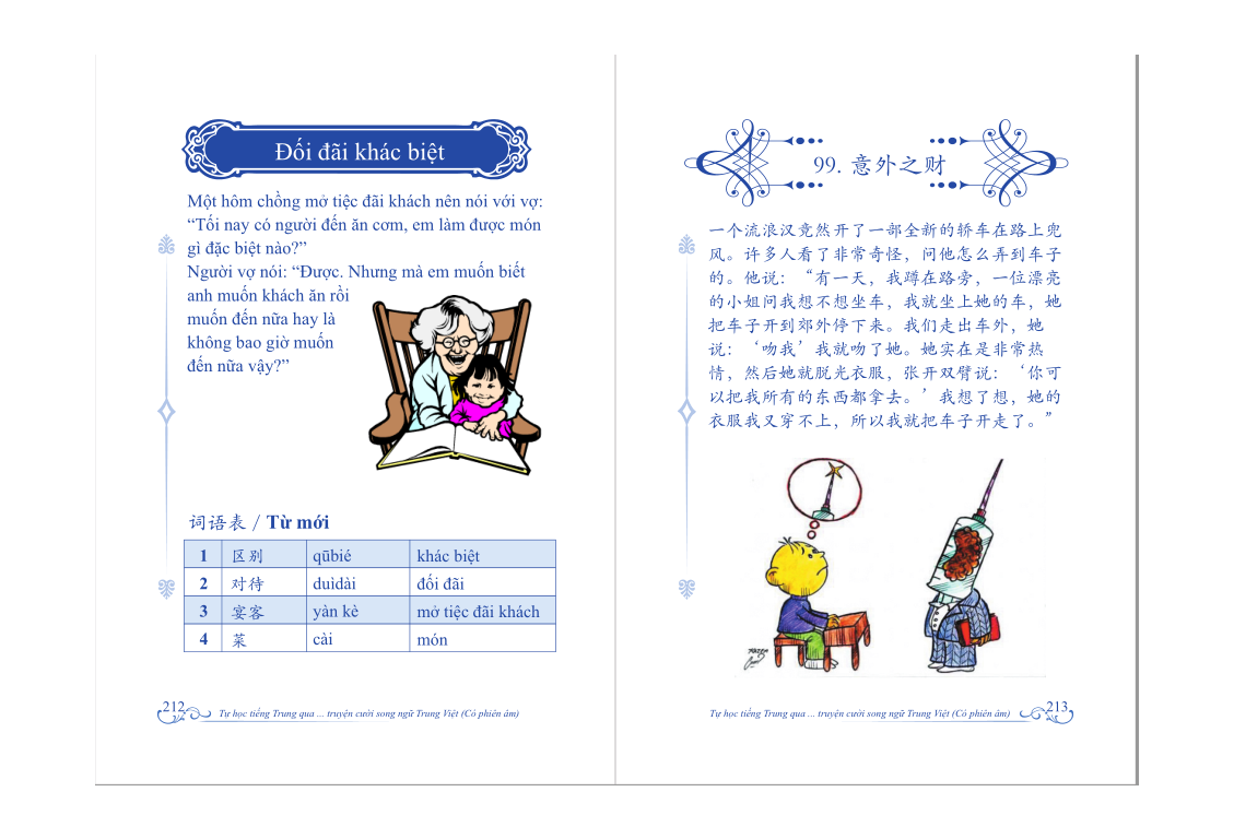 Tự Học Tiếng Trung Qua Truyện Cười Song Ngữ Trung - Việt
