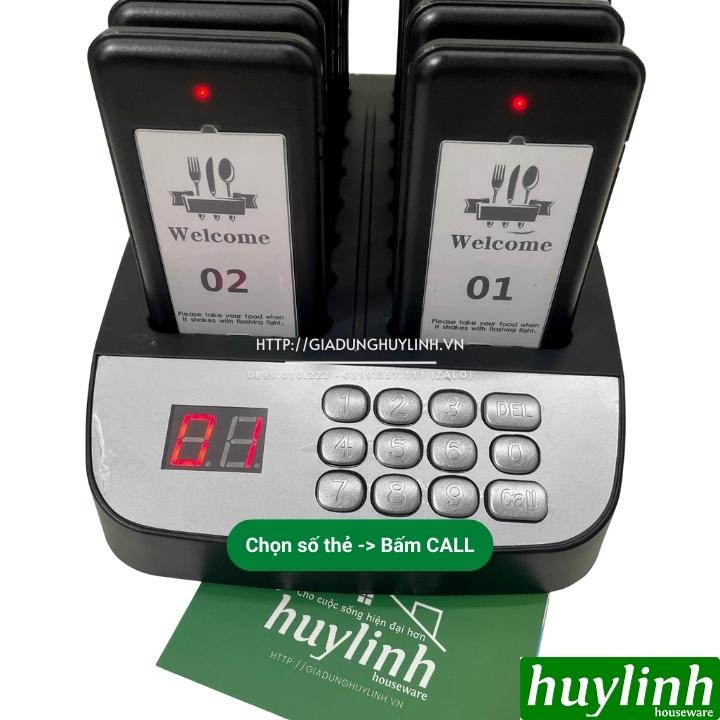 Bộ 16 thẻ rung tự phục vụ bán kính 30m và 50m