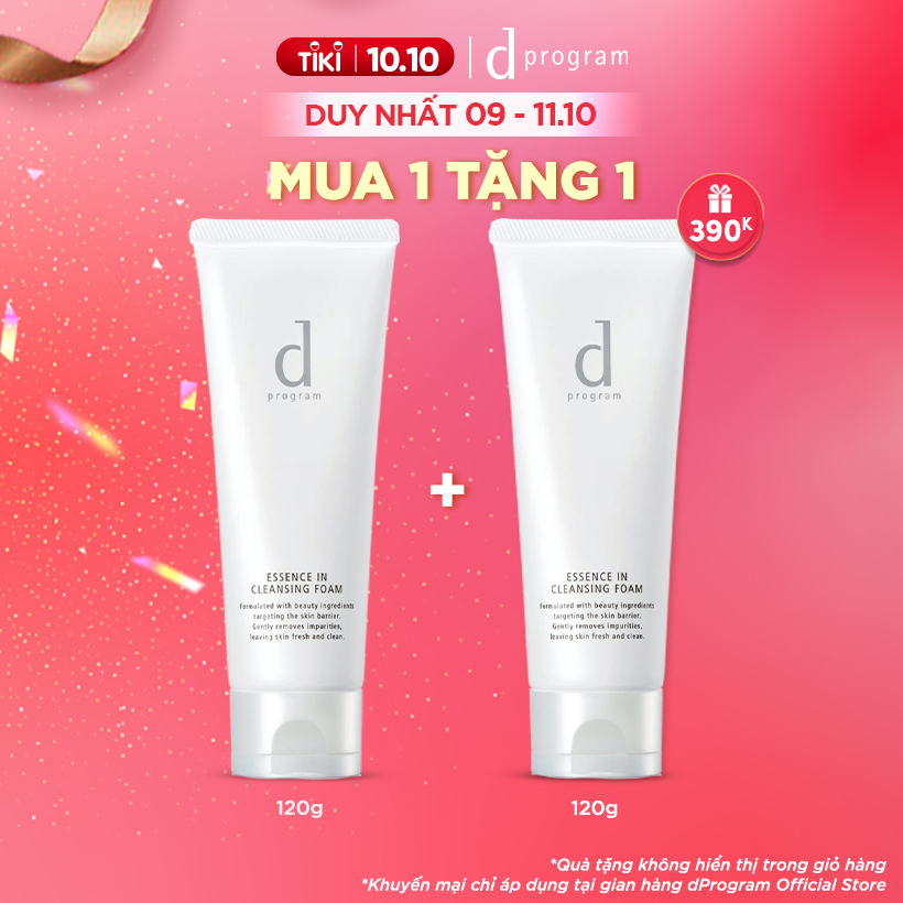 Mua Sữa Rửa Mặt D Program Tạo Bọt Dưỡng Da 120g Tặng Sữa Rửa Mặt D Program Tạo Bọt Dưỡng Da 120g