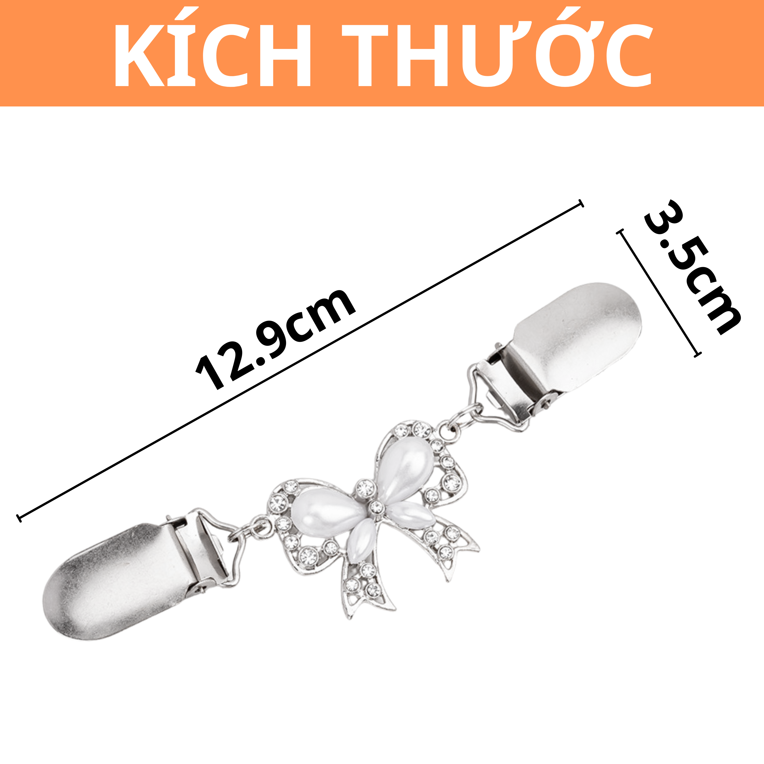 Kẹp Khăn Choàng Cổ, Áo Len, Cố Định Chống Tuột Cardigan Thu Nhỏ Vòng Eo Váy Bằng Kim Loại Hình Nơ