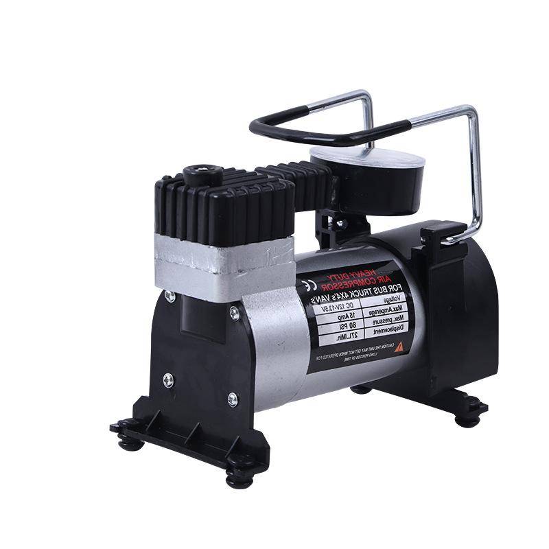 Thuận lợi nhất máy bơm không khí ô tô di động điện cao áp xi lanh đơn 12 V bơm lốp ô tô khẩn cấp
