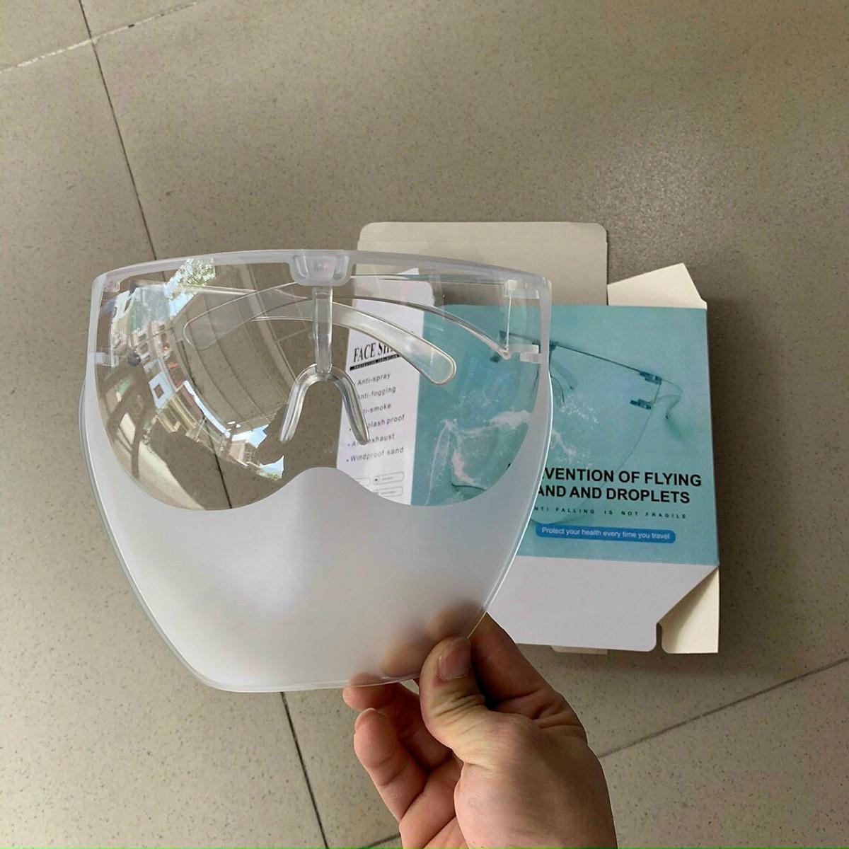 [Face Shield] Mặt Nạ Kính Bảo Hộ Đa Năng Chống Bụi, Kính Che Mặt Chống Giọt Bắn Phòng Covid Ôm Mặt Thời Trang Mặt Nhám - Loại Tốt