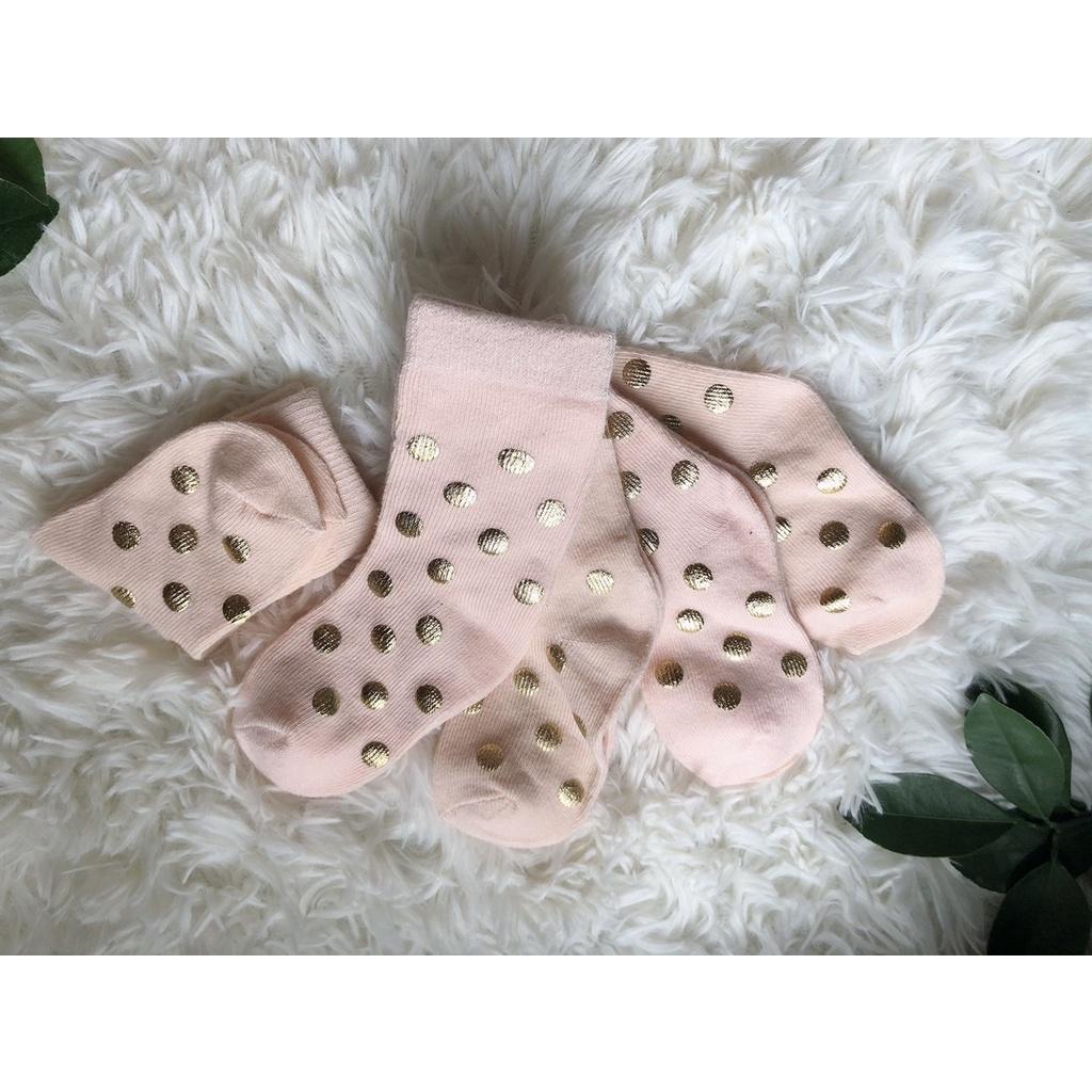 10 đôi Tất vớ trẻ em cổ dài cotton 01-03 tuổi