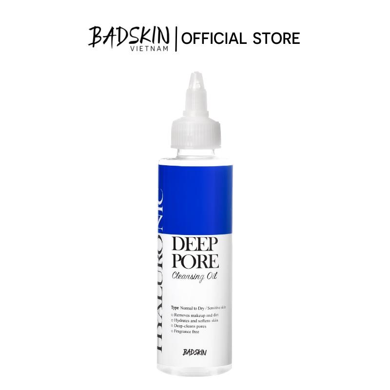 Dầu tẩy trang Badskin Hyaluronic Deep Pore Cleansing Oil 144ml