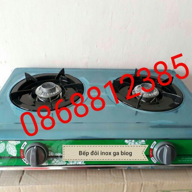 BẾP ĐÔI GAS INOX SỬ DỤNG BIOGAS