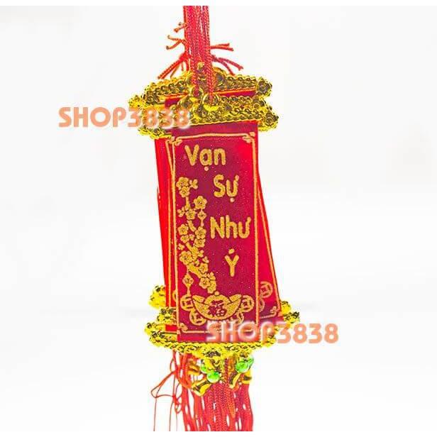 Bộ 10 Liễng Đỏ Chúc Tết Treo Trang Trí Cây Mai , Đào , Tắc Đón Tết