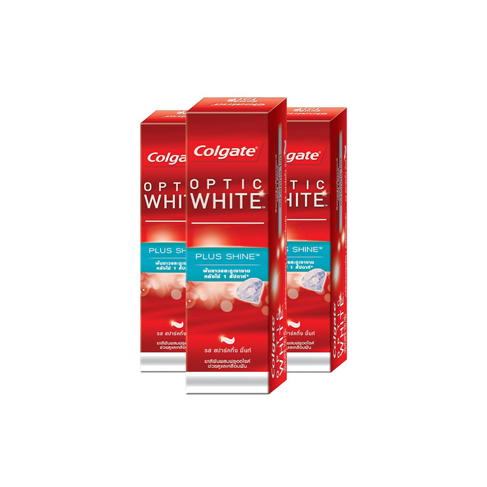 Bộ 3 kem đánh răng Colgate làm trắng &amp; sáng răng 46g/tuýp