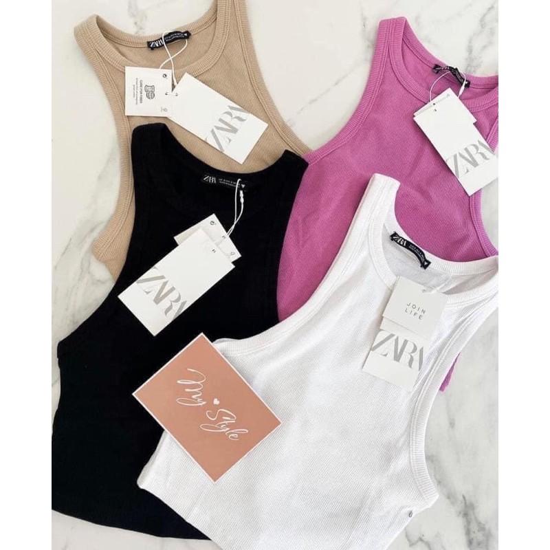 Áo Ba Lỗ ZRA màu Hồng Sen Hot Hit