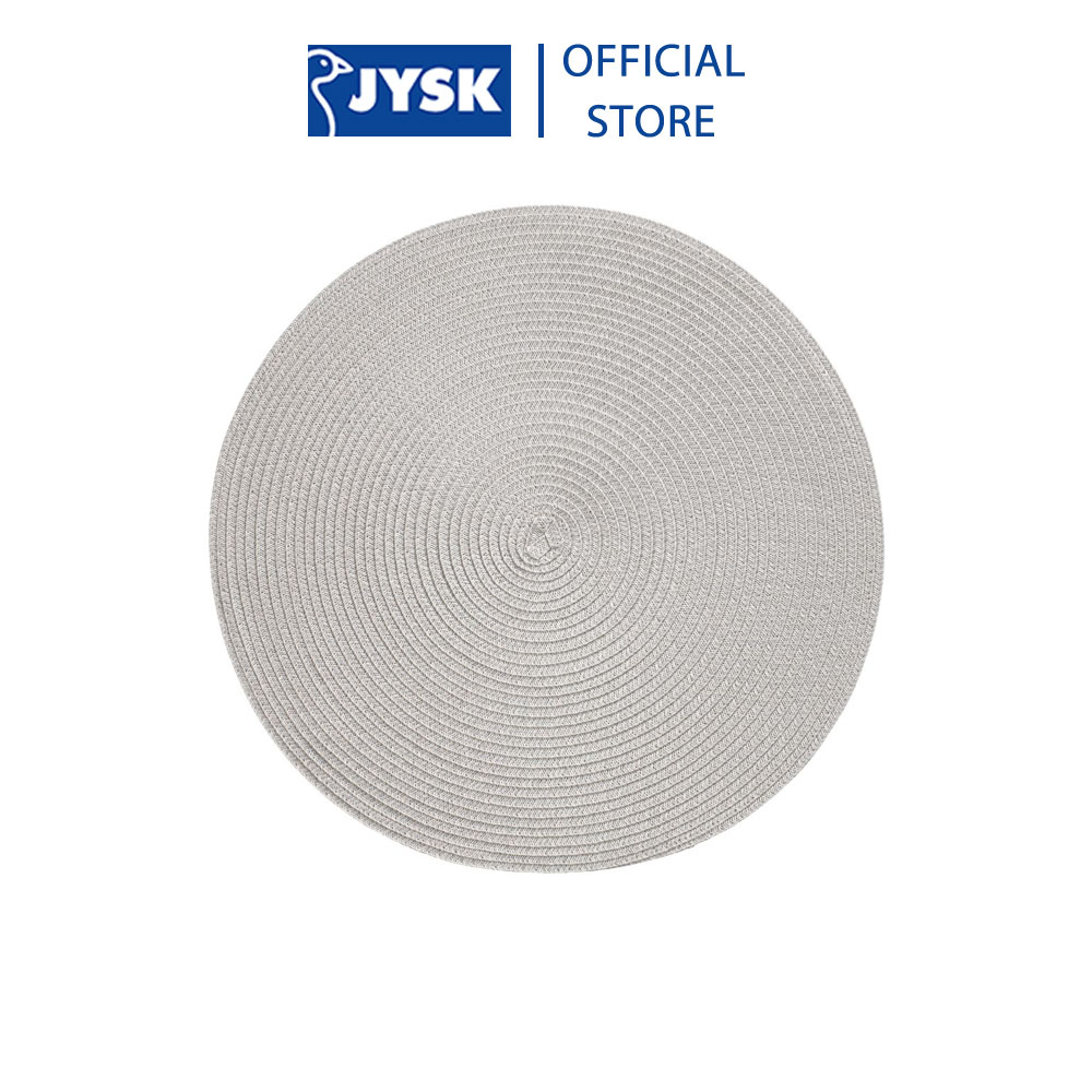 Tấm lót đĩa | JYSK Kungsmynta | polyester | bạc | DK38cm