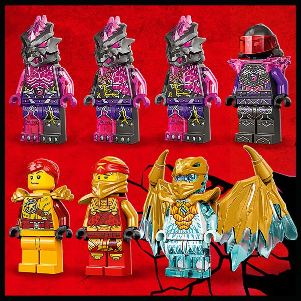 BỘ LẮP RÁP LEGO NINJAGO 71773 CHIẾN XE RỒNG VÀNG CỦA KAI