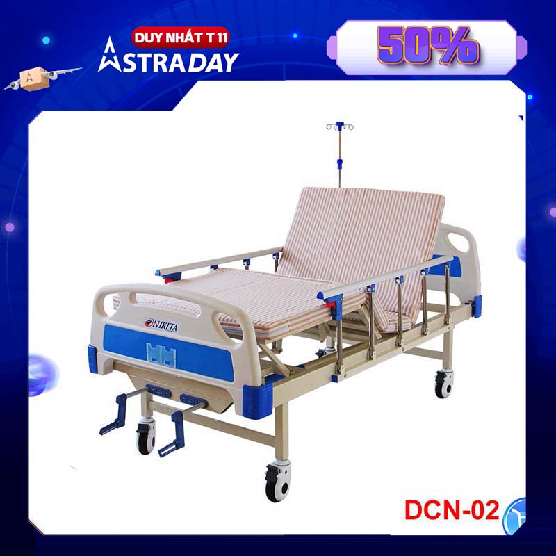 Giường bệnh nhân tay quay NIKITA DCN02