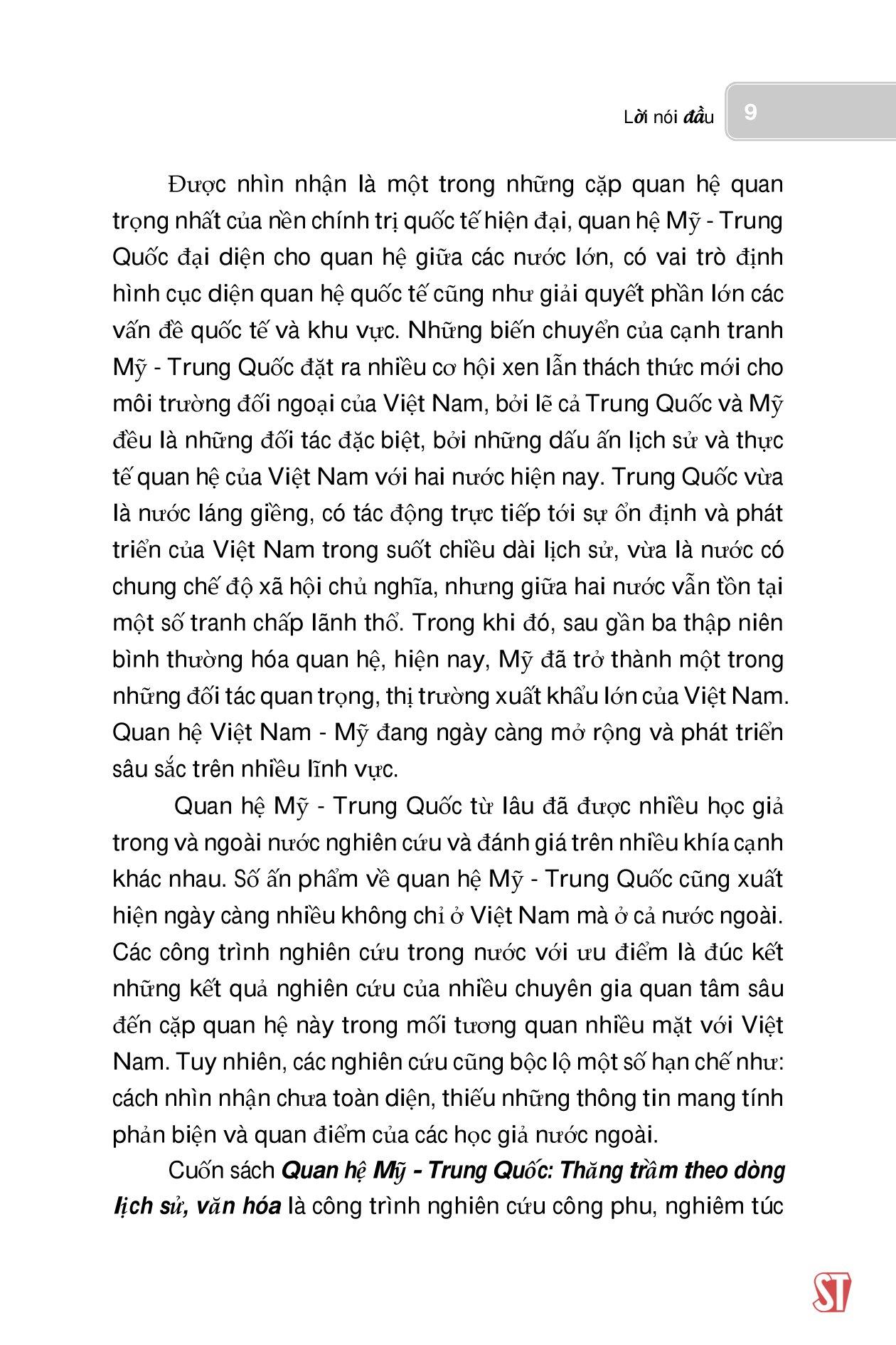 Quan Hệ Mỹ-Trung Quốc - Thăng Trầm Theo Dòng Lịch Sử, Văn Hóa