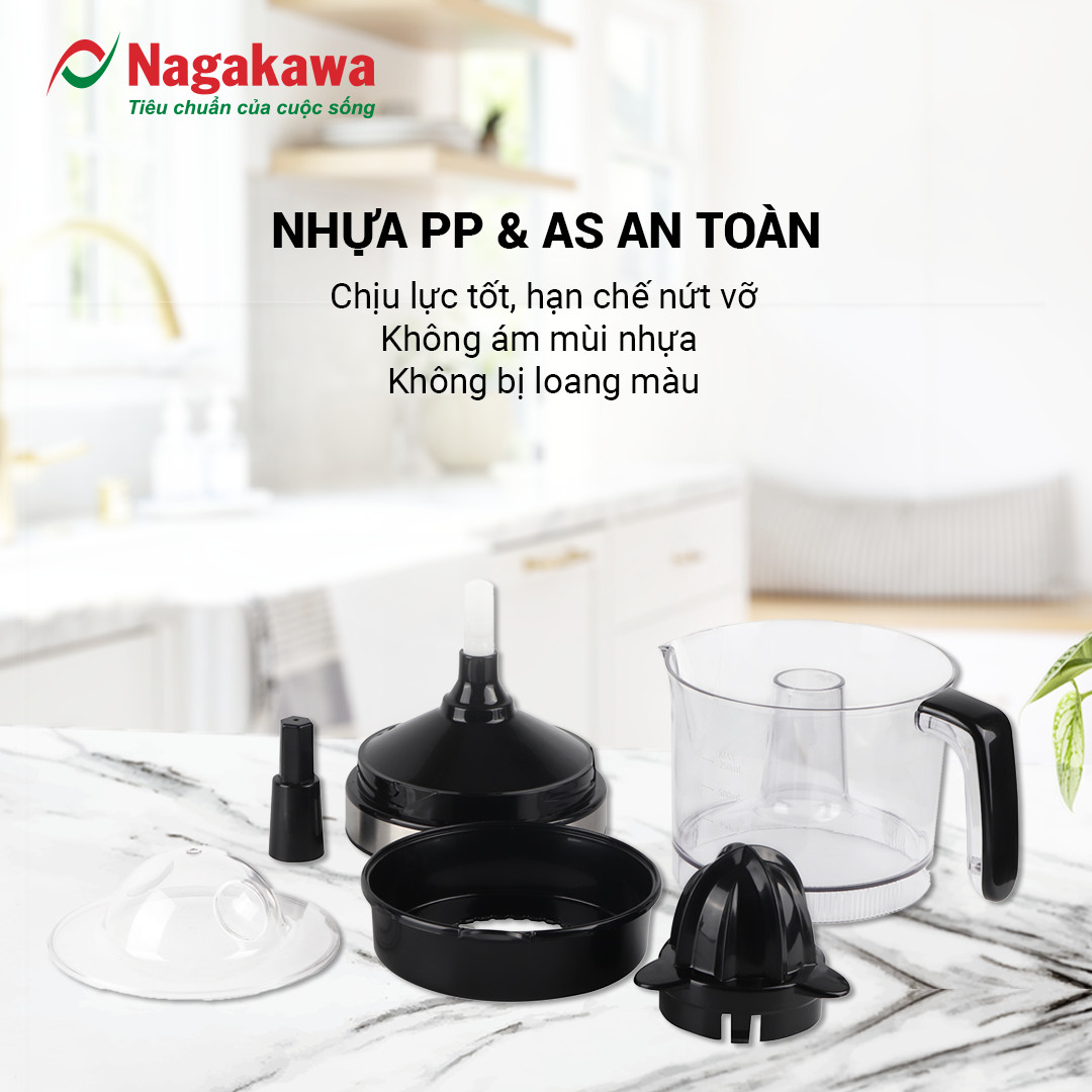 Máy vắt cam điện Nagakawa NAG0814 (0.75 Lít) - Hàng Chính Hãng