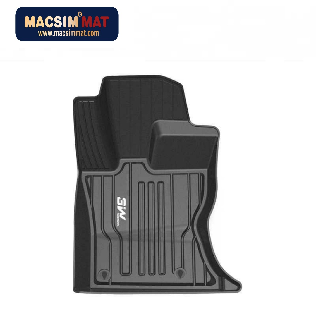 Thảm lót sàn xe ô tô dành cho xe JAGUAR XFL 2013- đến nay Nhãn hiệu Macsim 3W chất liệu nhựa TPE đúc khuôn cao cấp - màu đen