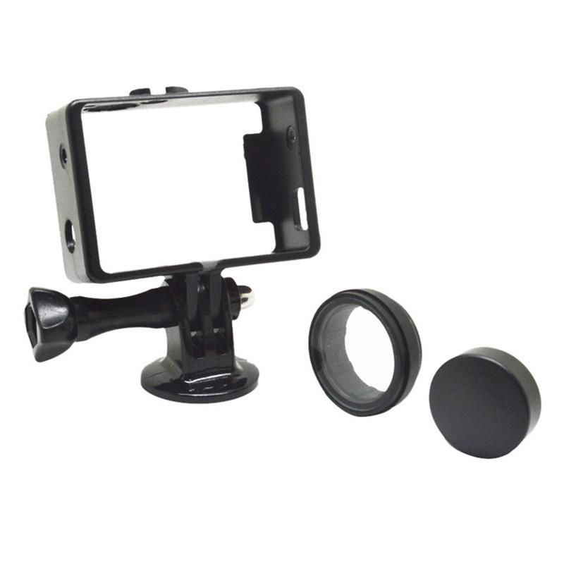 Chống Sốc Hộp Đựng Bảo Vệ Chống Tia Uv + Nắp Ống Kính Cho Máy Ảnh Gopro Hero 4