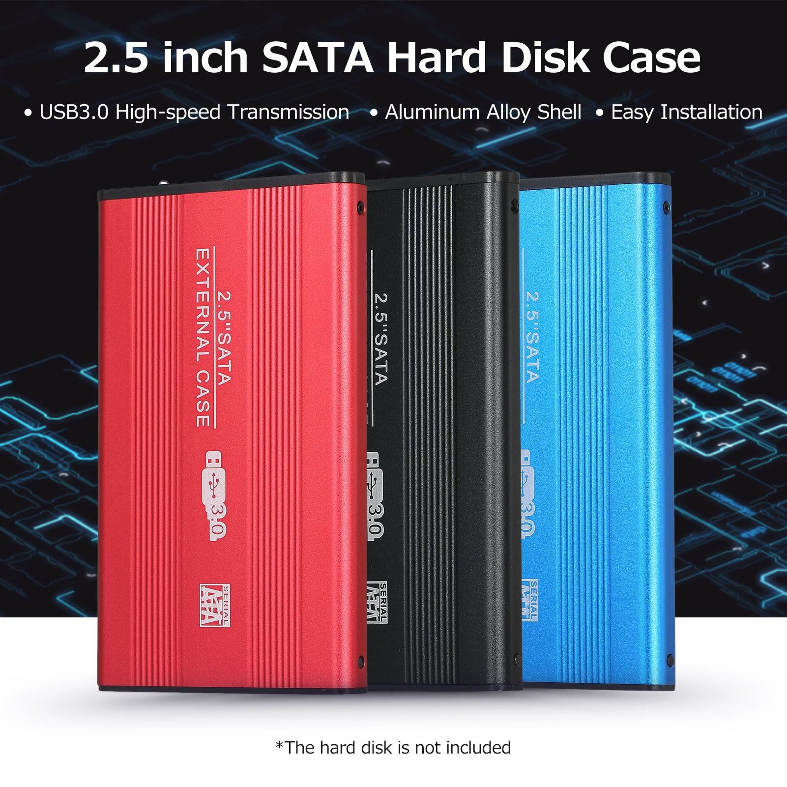 USB3.0 Portable Hard Disk Case 2.5 inch External SATA HDD/SSD Enclosure USB3.0 High-speed Transmit Aluminum Alloy Shell