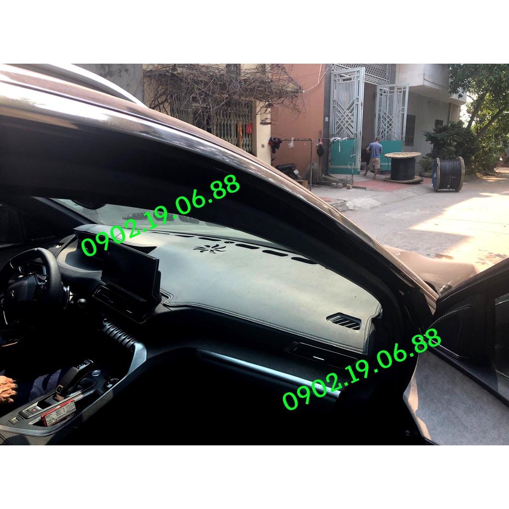 Thảm Taplo DA VÂN CARBON Peugeot 3008,5008 Đời 2015-2020