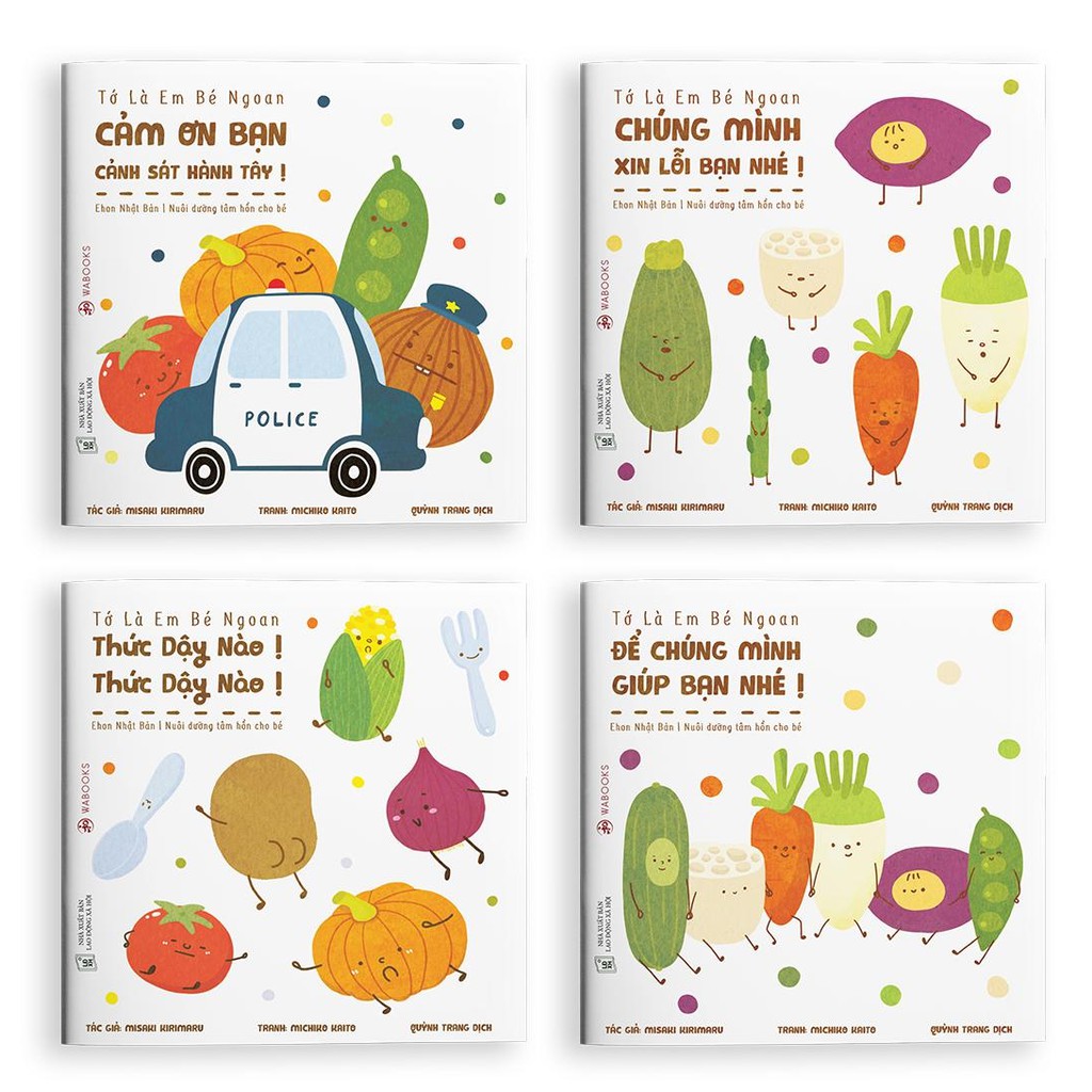 Sách Ehon Nhật Bản- Bộ Sách Tớ Là Em Bé Ngoan dành cho bé từ 2 tuổi- Sách ehon rèn luyện cho trẻ kỹ năng ứng xử và cư xử lịch sự