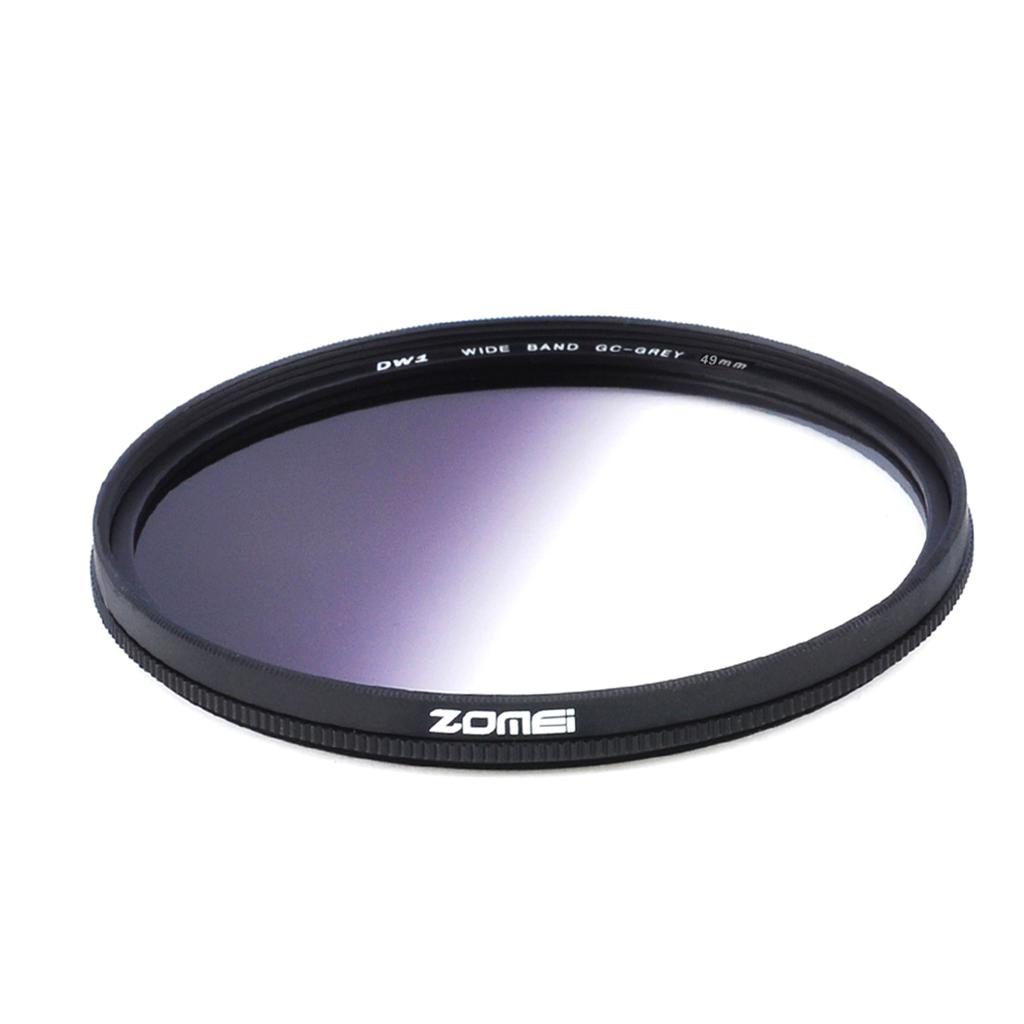 Ultra Slim Optical Graduated Color Camera Lens Filter For Canon Gray