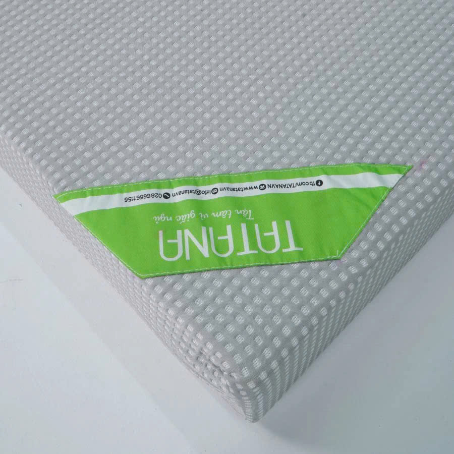 Nệm Bông Ép Tatana Eco Cool Gấp 3 - Áo vải Gấm Lạnh Thoáng Mát, Êm Ái. Bảo hành 10 năm