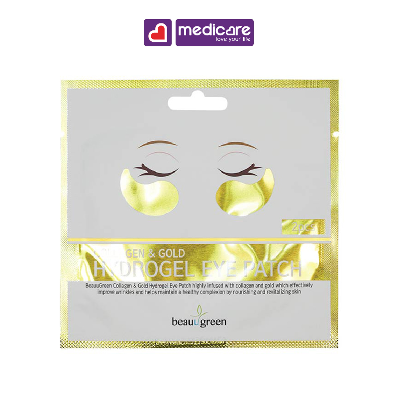 Mặt nạ mắt BeauuGreen hydrogel 3g