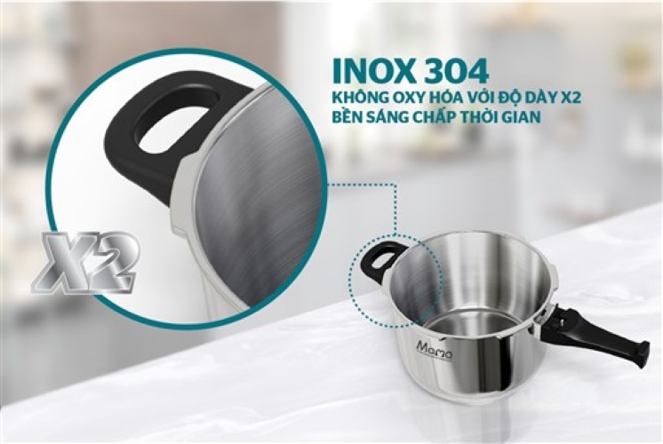 Nồi áp suất inox 304 SUNHOUSE MAMA SHG9906M1 - Hàng chính hãng