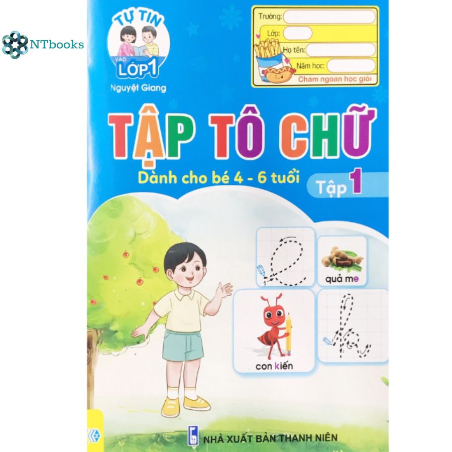 Sách Tập Tô Chữ - Giúp bé tự tin vào lớp 1