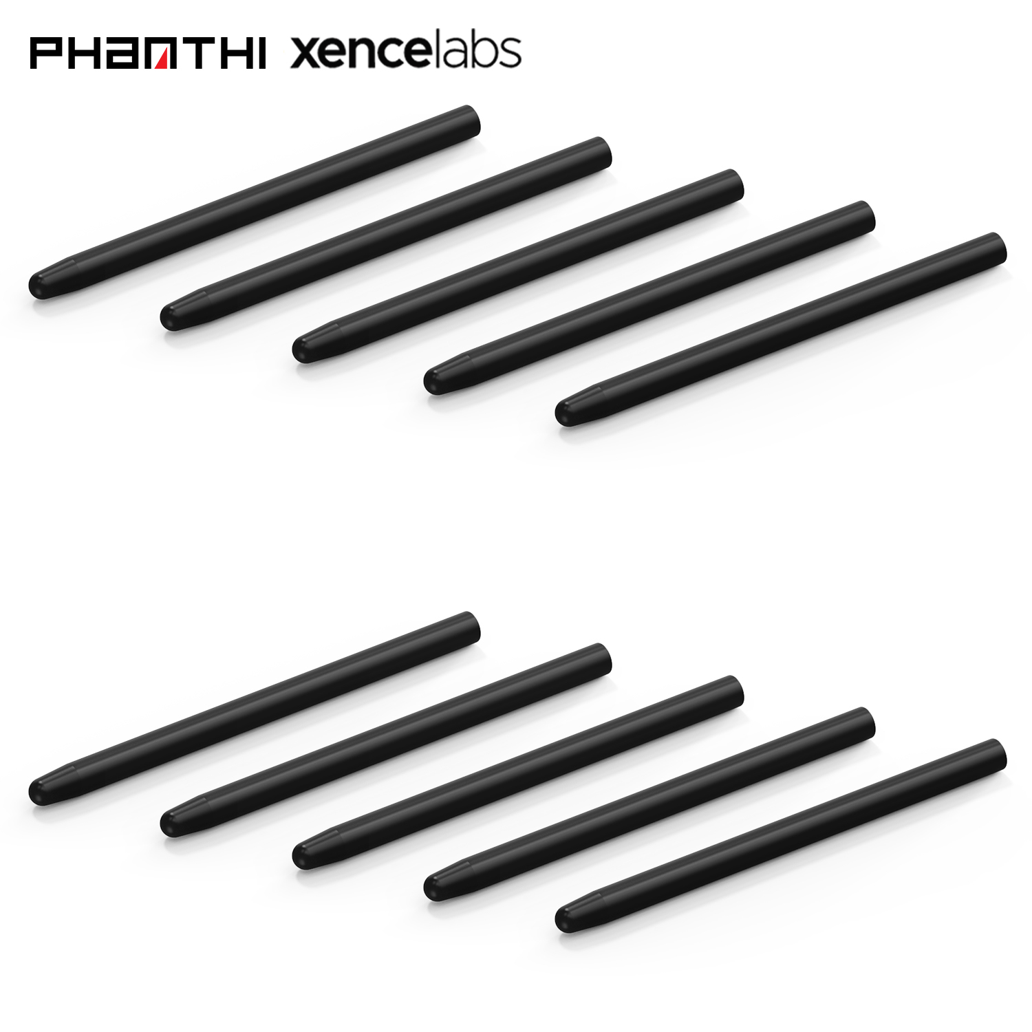 Bộ 10 Ngòi Bút Xencelabs POM Dùng Cho Bút Stylus - Hàng Chính Hãng