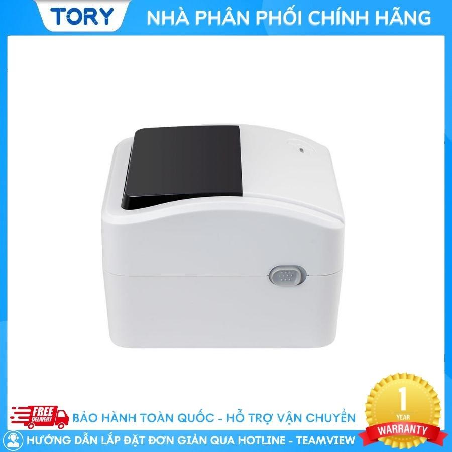 Máy in tem nhãn, mã vạch Xprinter XP-420B cổng USB + LAN. Máy in đơn hàng, in tem, in vận đơn TMĐT khổ 110mm